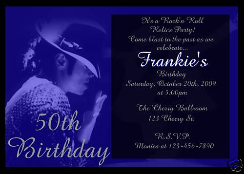 50th Birthday Invitations Templates For Her