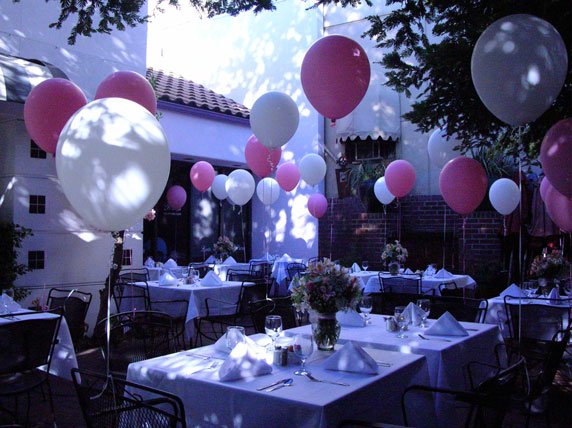 celebration 50th birthday party invitation with baloon
