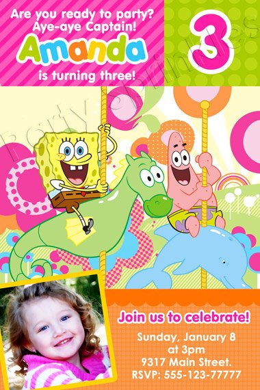 patrick 2 years old birthday party invitations