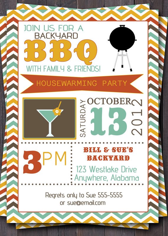 grilled barbeque free birthday party invitations printable