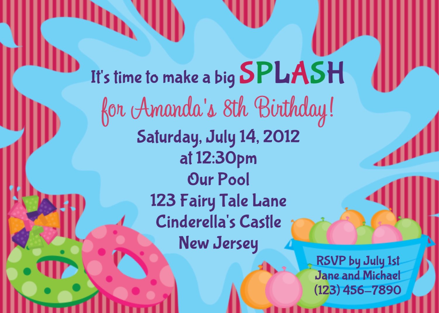 Summer Party Invitation Template Free from www.drevio.com