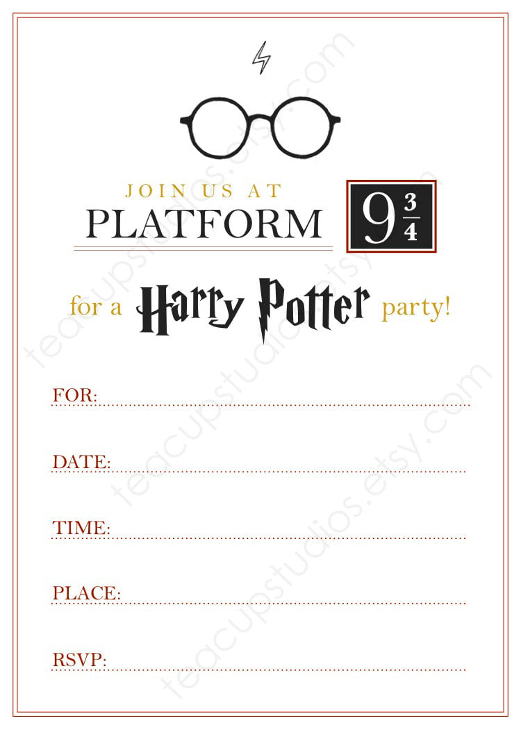 platform free birthday invitations template to print