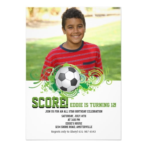 cool soccer printable birthday invitations for free