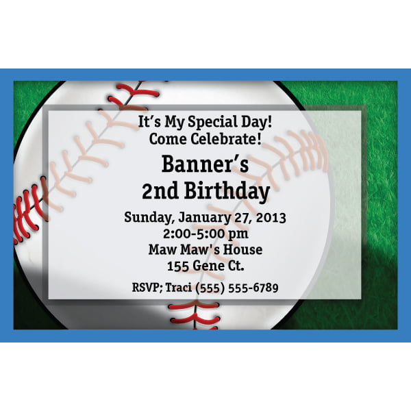 football unique birthday invitations for adult
