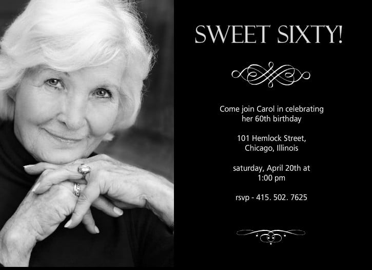 sweet sixty free printable 60th birthday invitations