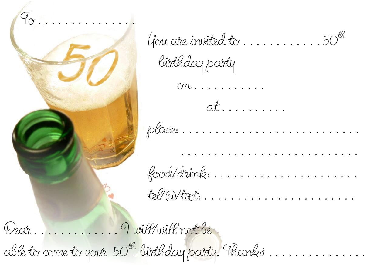 wine free printable 50th birthday invitations templates