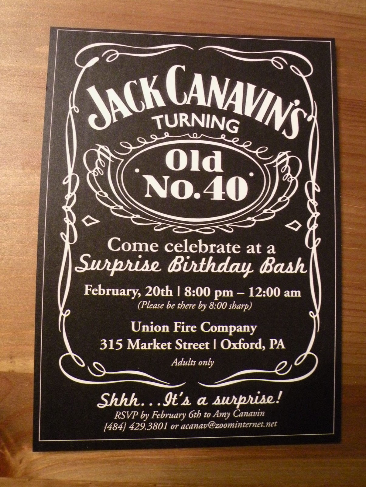 beer ideas for 50th birthday invitations