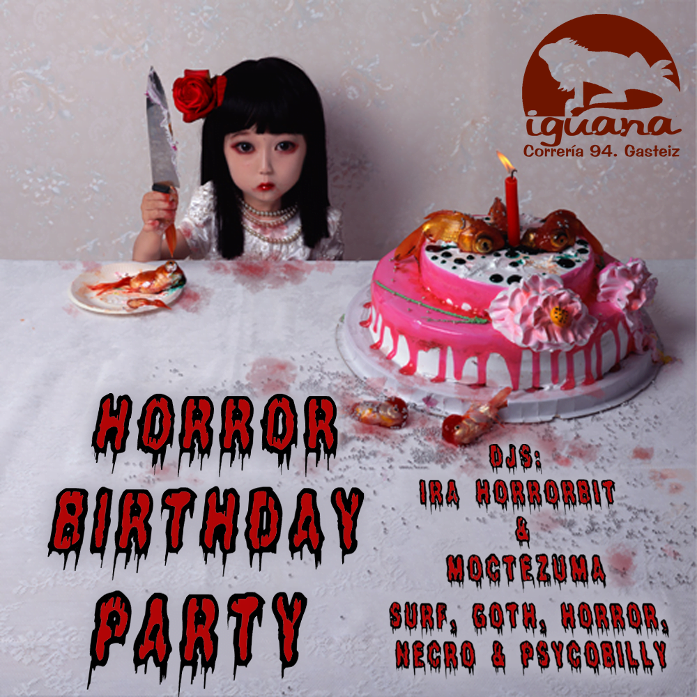 scary girl birthday party invitations free printable