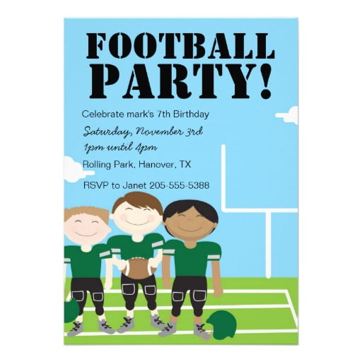team free printable boys birthday party invitations
