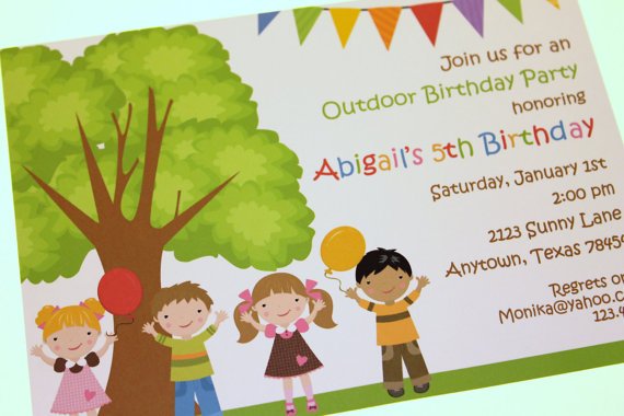 fun free birthday invitations templates kids