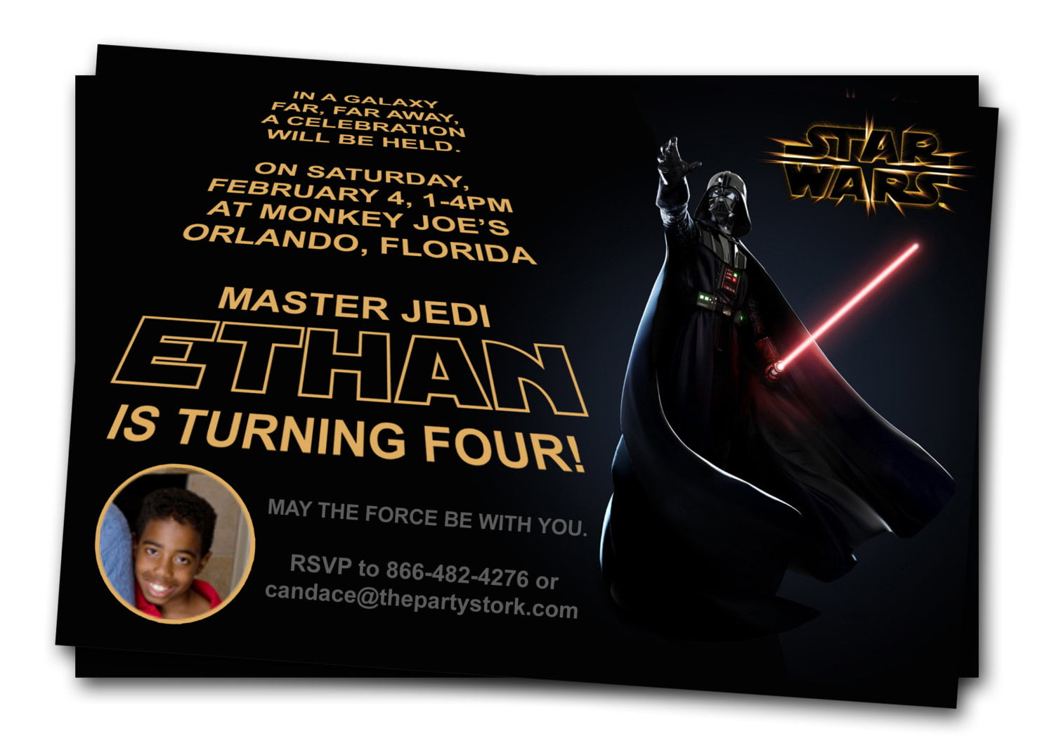 Free Printable Star Wars Birthday Invitations Template Updated