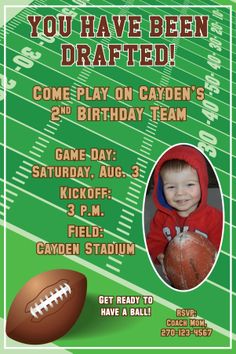 baby print at home birthday party invitations