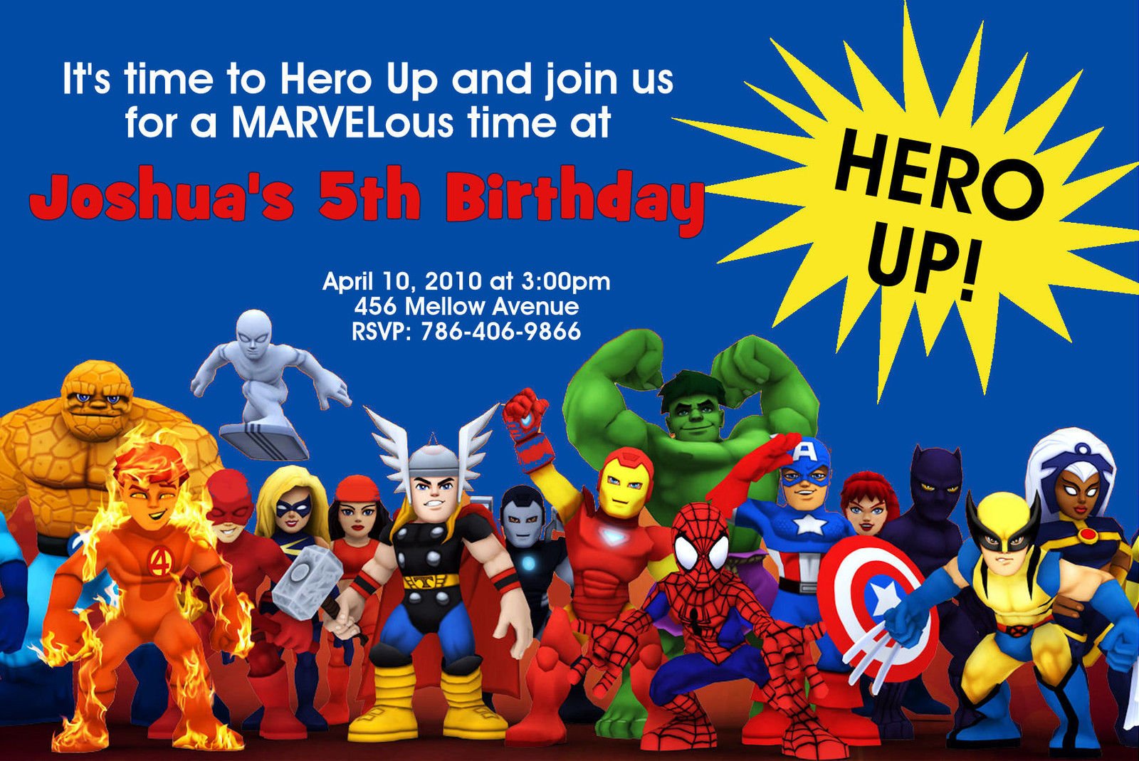 super hero free evite birthday party invitations