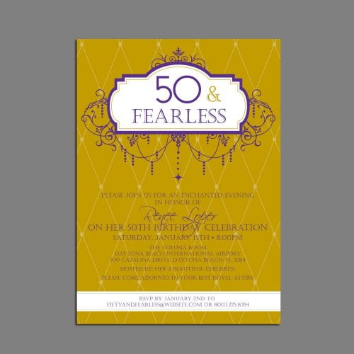 plain funny 50th birthday party invitations wording