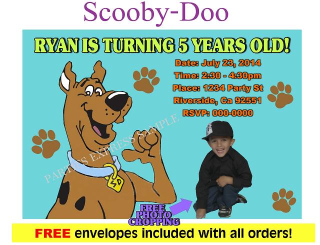 scooby kids birthday party invitations templates free printable