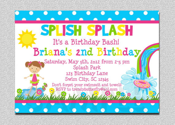 Birthday Invitation Wording For Kids : Say No Gifts 