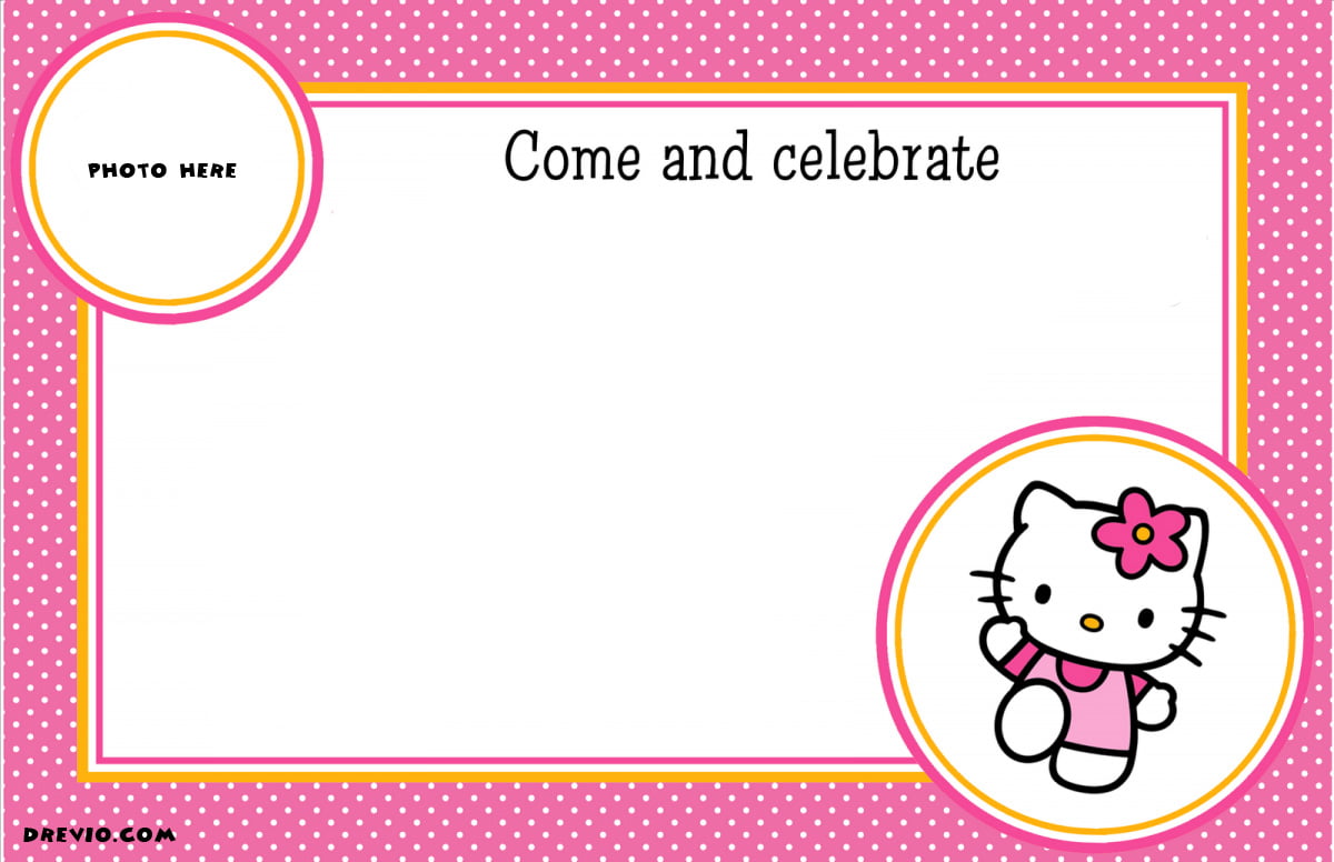 Hello Kitty Printable Invitations Gsebookbinderco