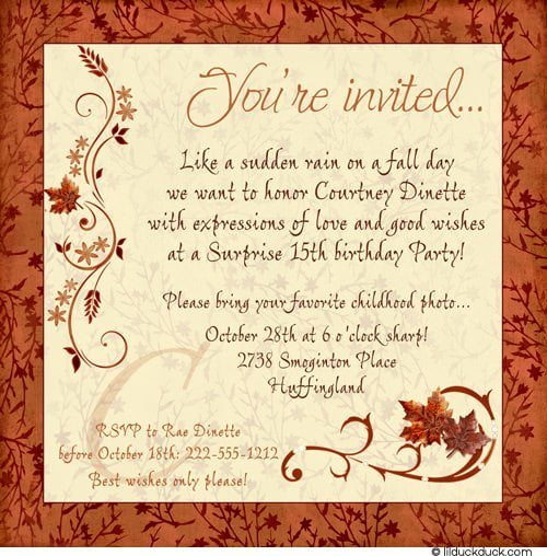 birthday card shower invitations wording