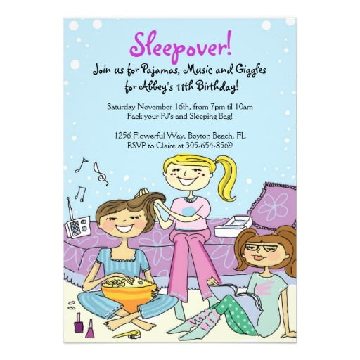 girly printable invitations for girls