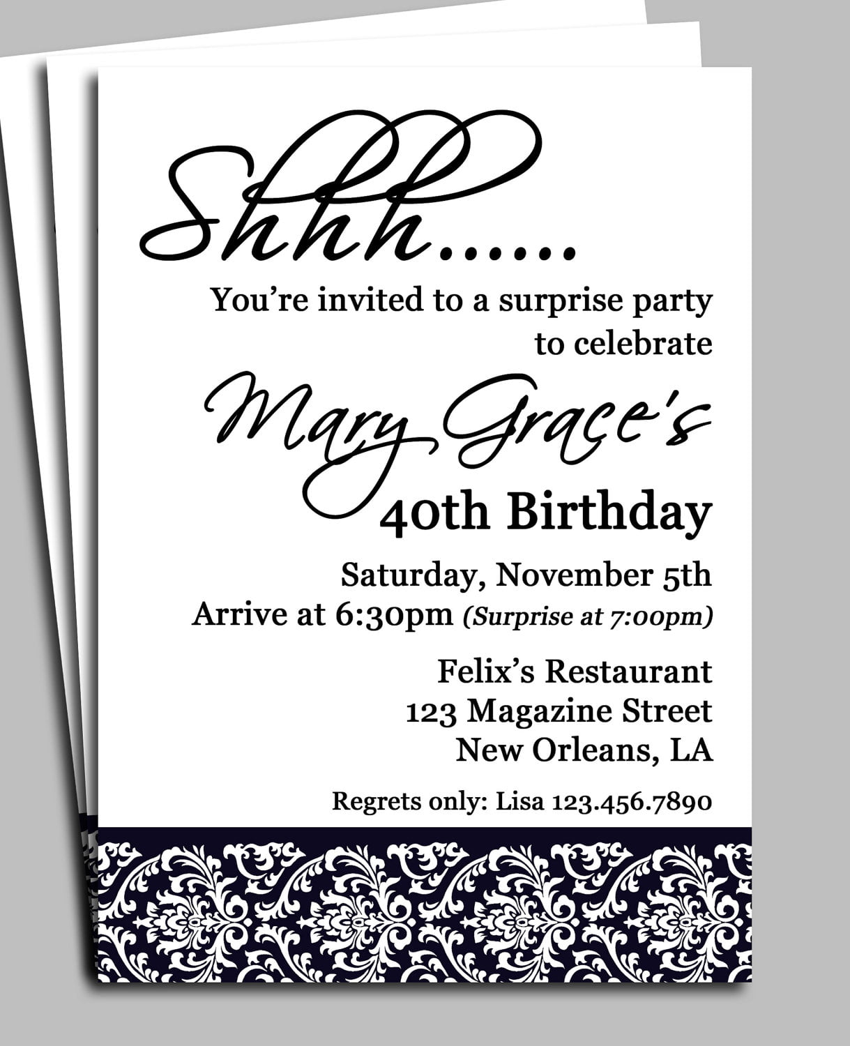 Surprise 11th Birthday Invitations Wording  Download Hundreds