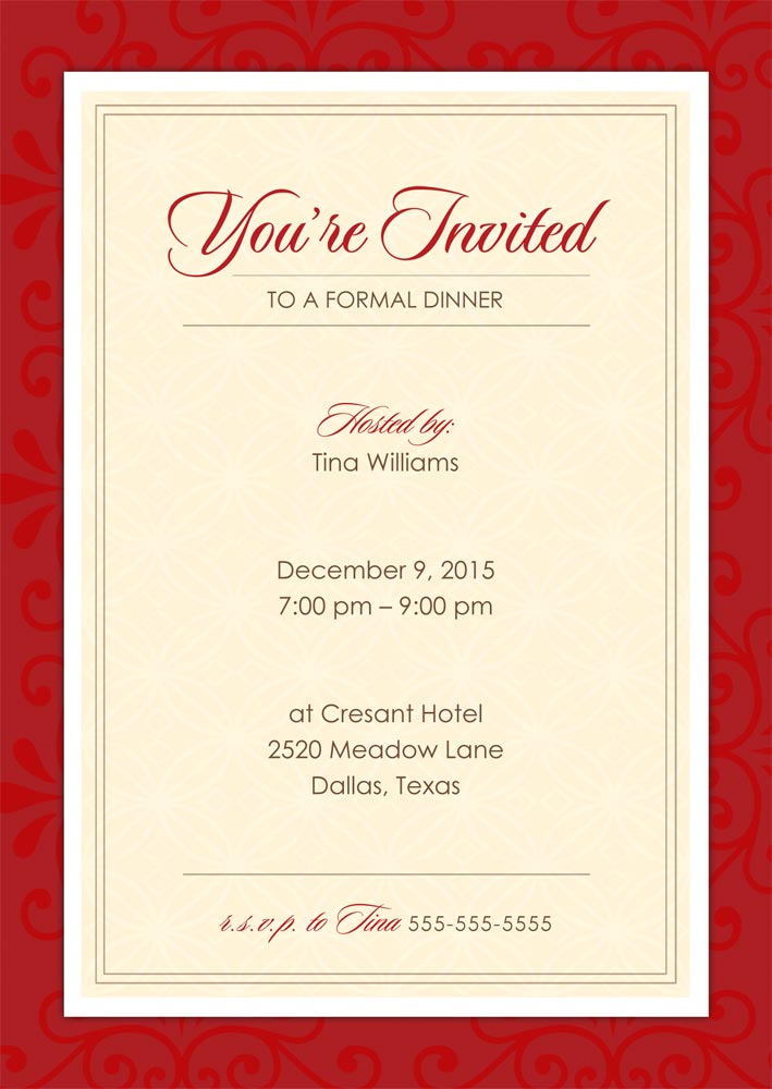 4 Ways to Write a Formal Invitation - wikiHow