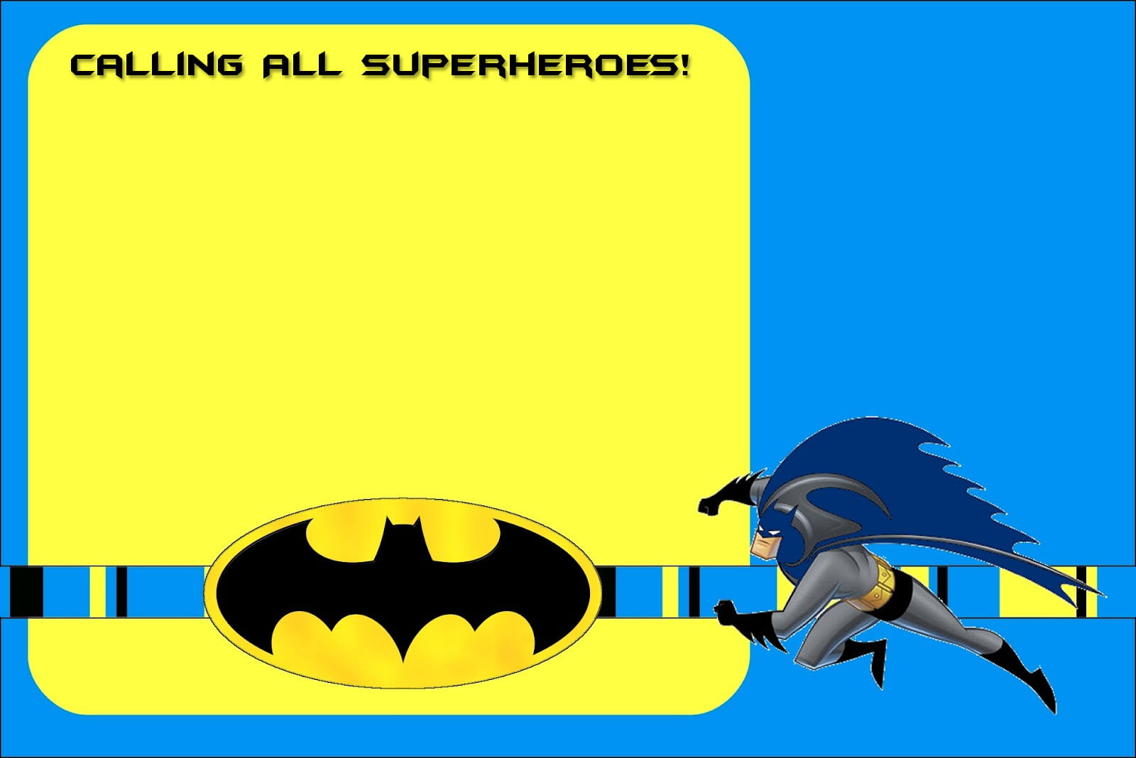 FREE Printable Batman Forever Invitation Template | Download Hundreds FREE  PRINTABLE Birthday Invitation Templates