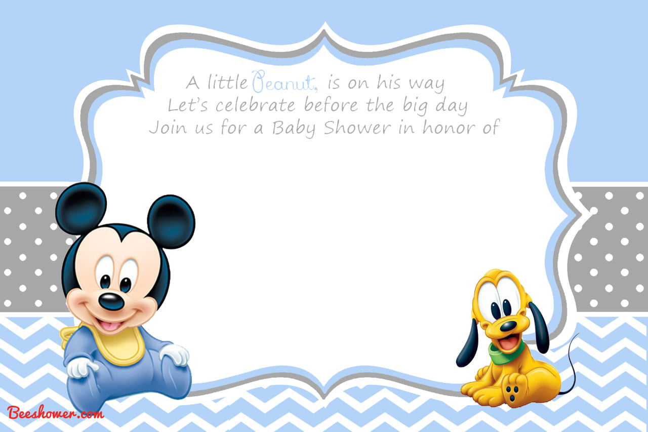 Free Printable Disney Baby Shower Invitations Download Hundreds Free