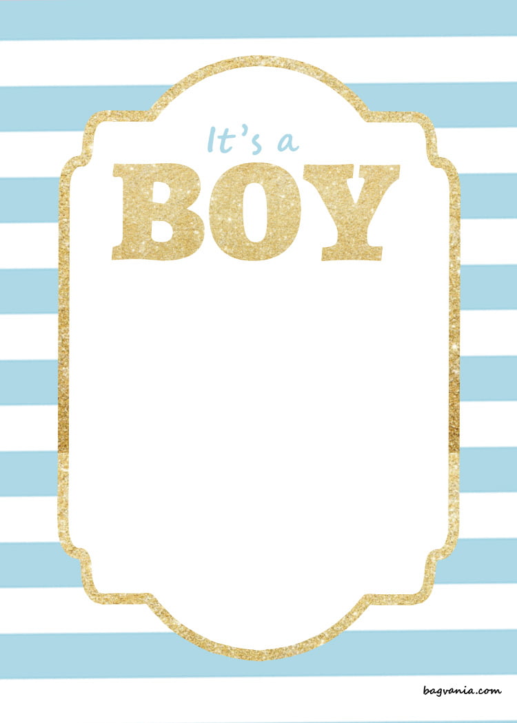 Free Printable Baby Shower Invitations Templates For Boys 9