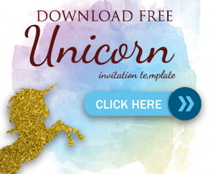free unicorn invitation from drevio - fortnite birthday invitations free download