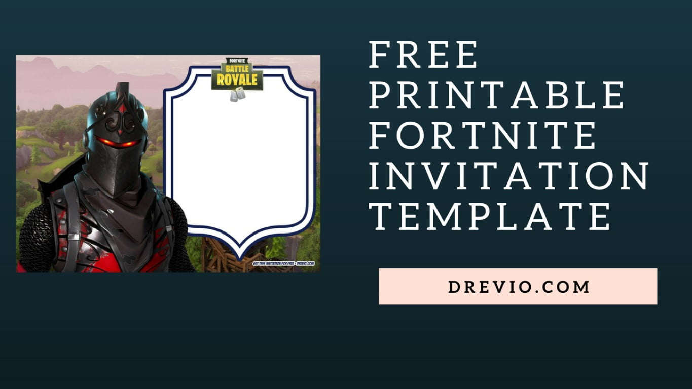 23 Free Printable Fortnite Birthday Invitation Templates Updated Download Hundreds Free Printable Birthday Invitation Templates