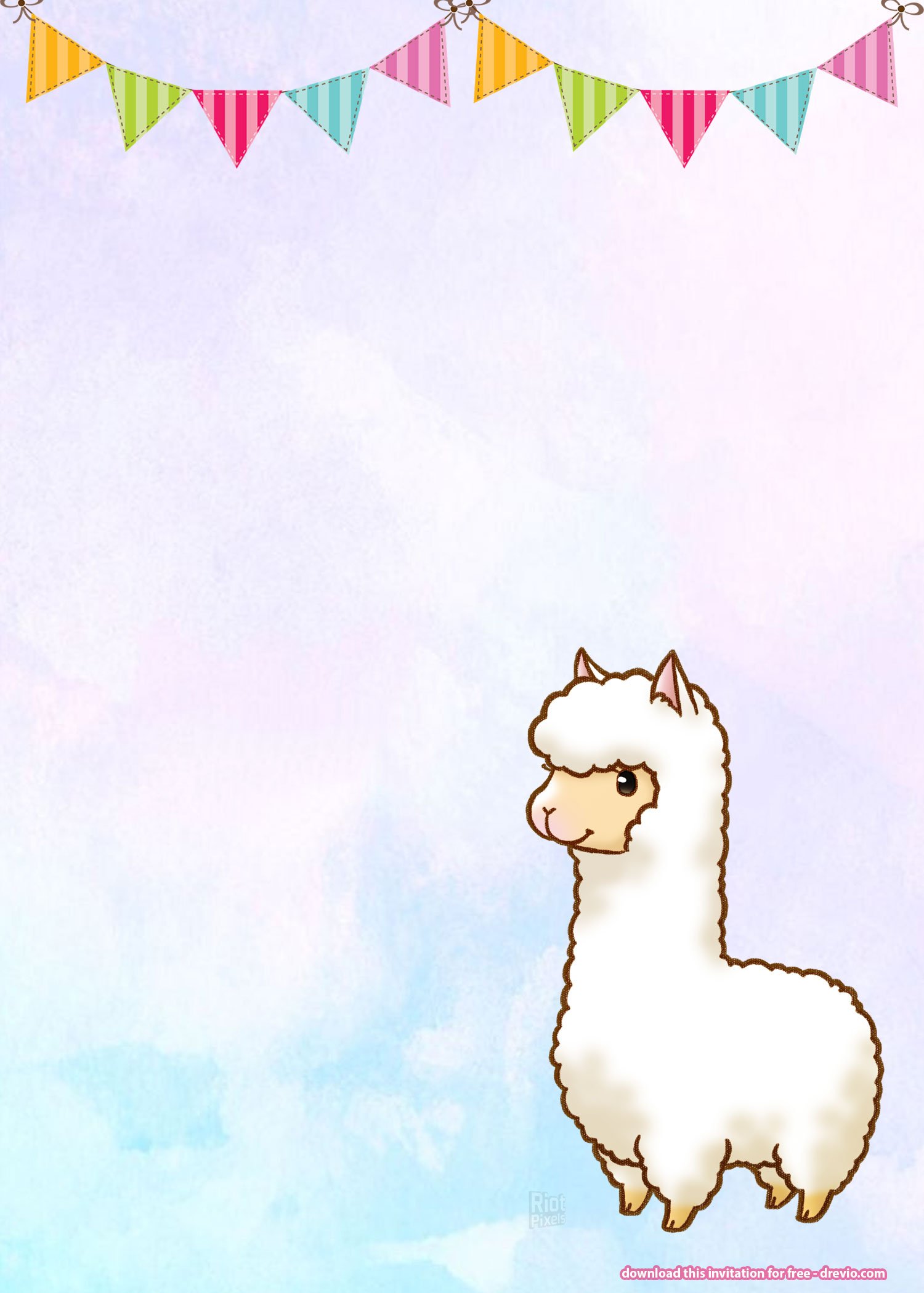 free-llama-birthday-invitation-templates-drevio