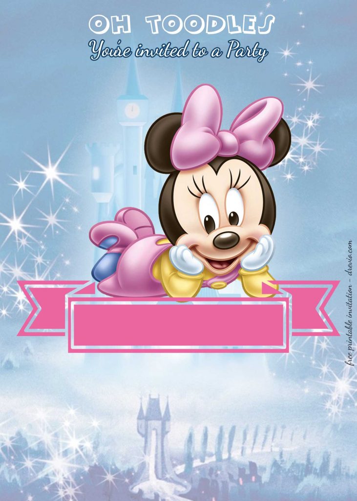 Baby-Minnie-Mouse-Invitation-template — FREE Invitation Templates - Drevio