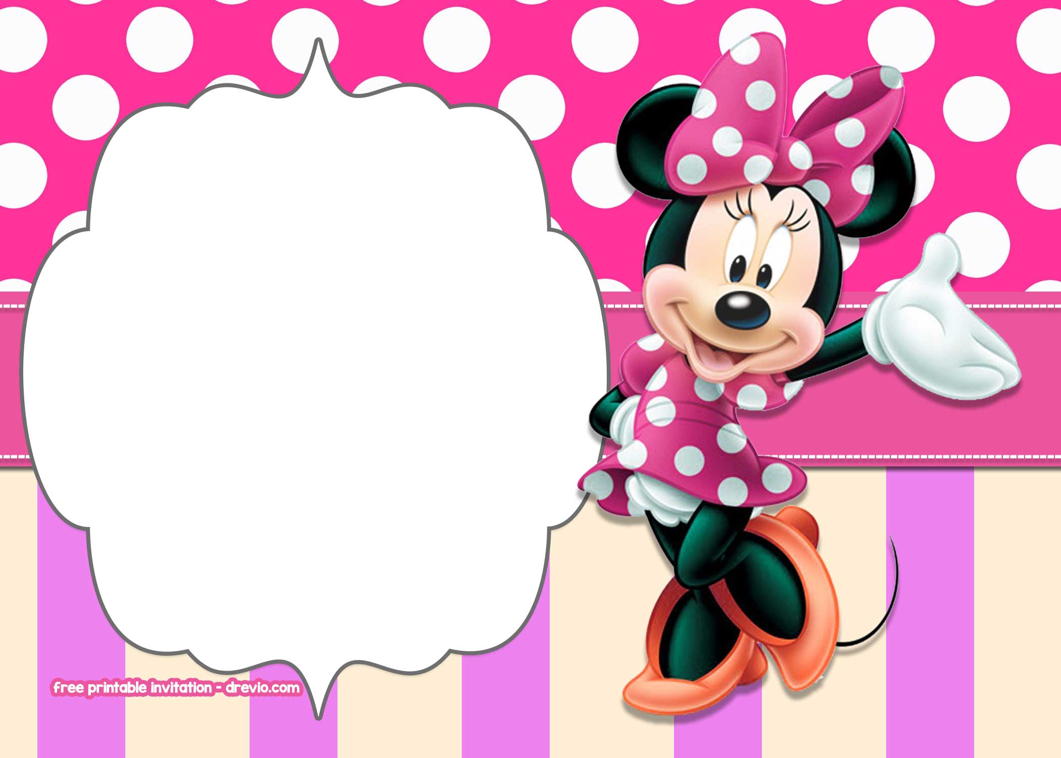 Download These Free Pink Minnie Mouse Party Printables!