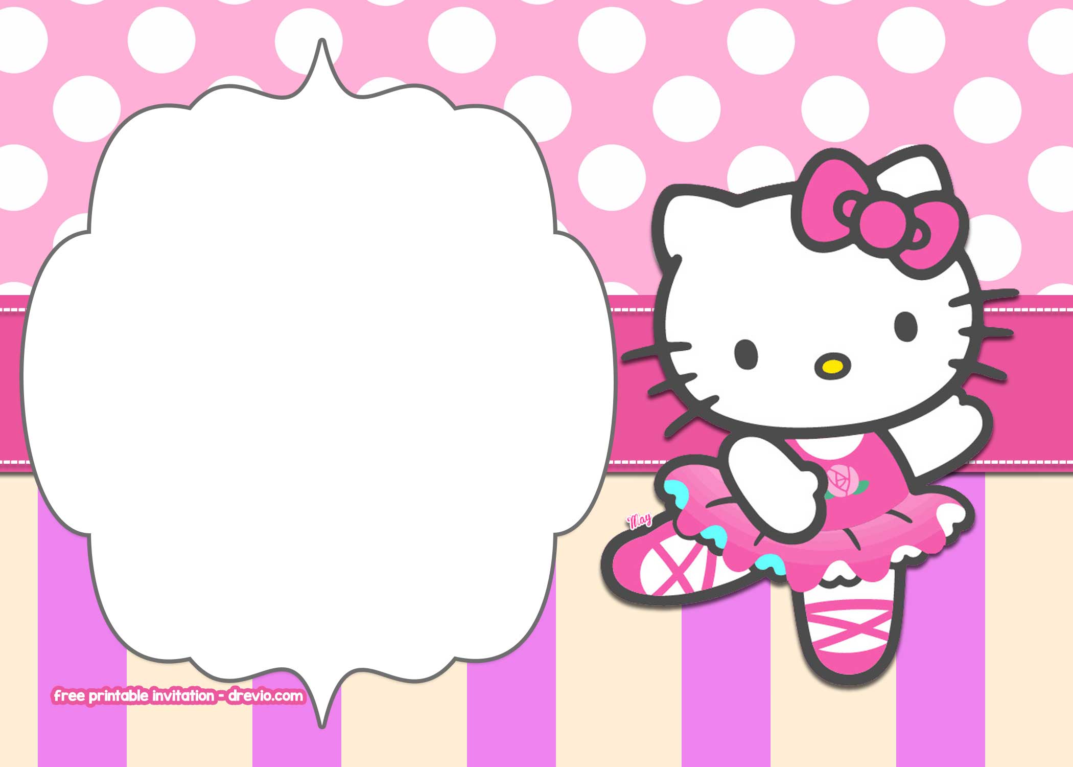free-printable-hello-kitty-pink-polka-dot-invitation-templates