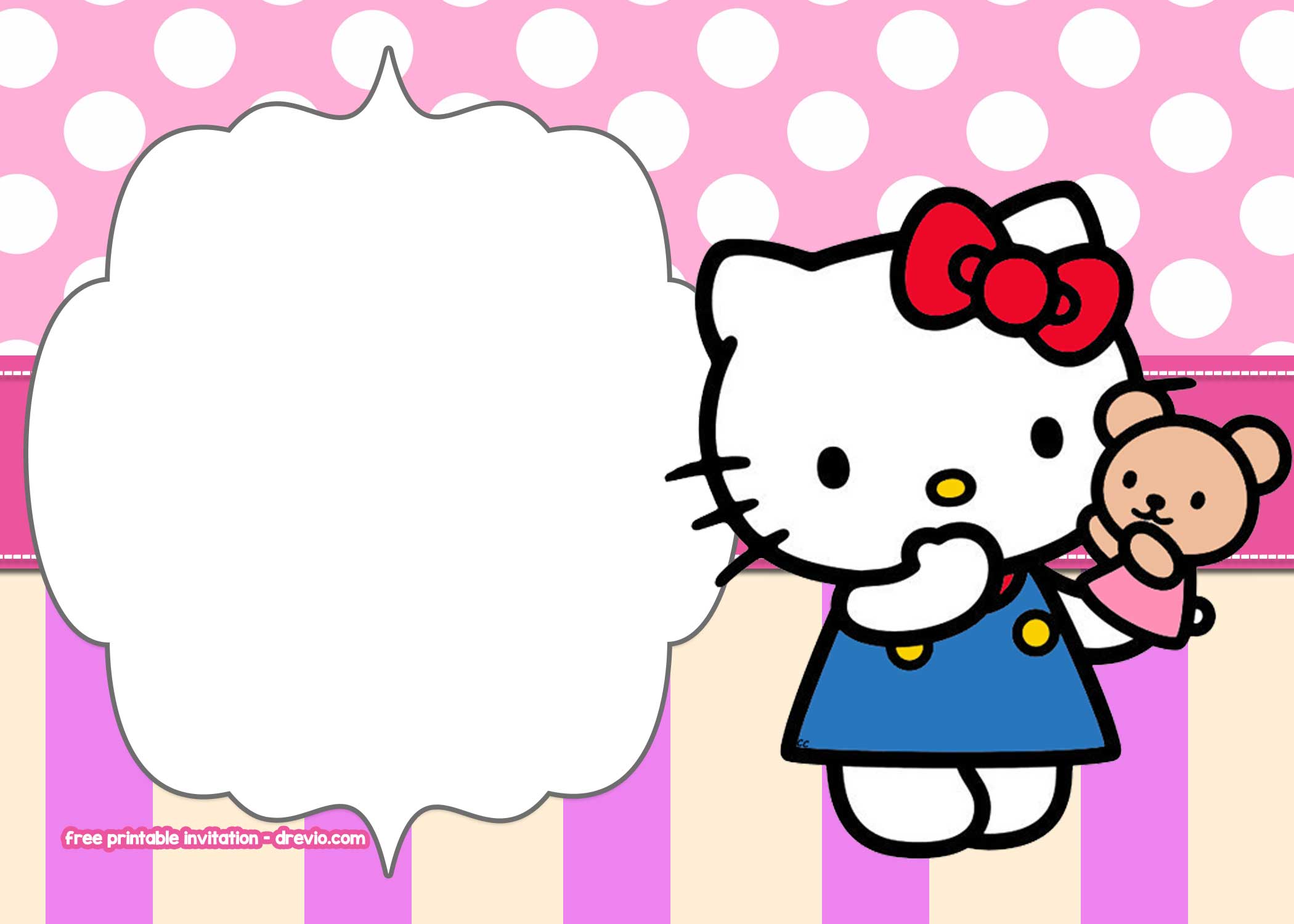 Hello Kitty Templates Free