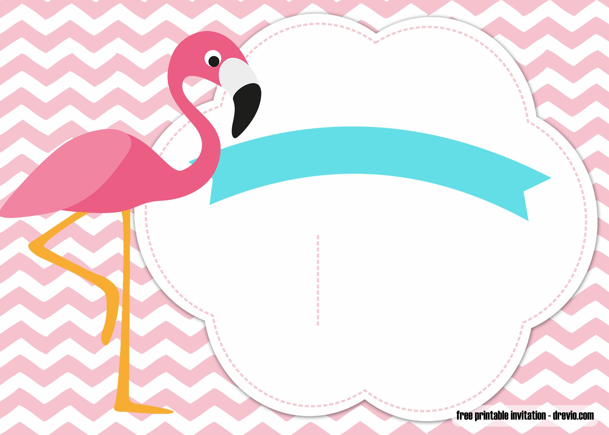 Free Flamingo Pool Party Invitation Template Download Hundreds Free Printable Birthday Invitation Templates