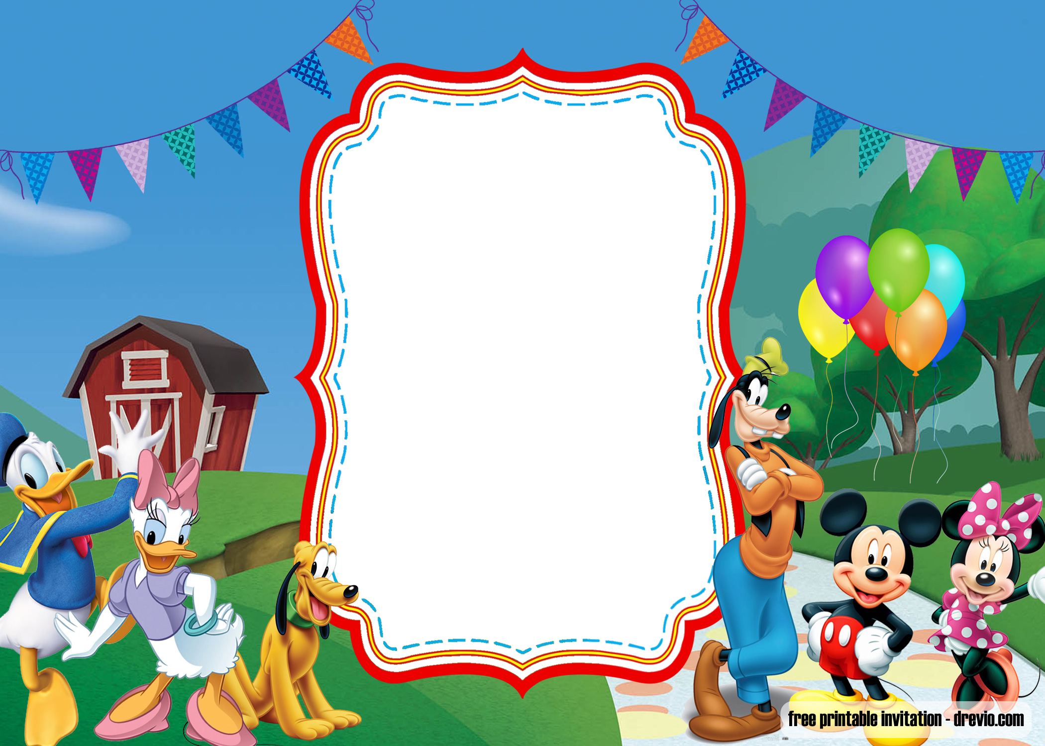 free-mickey-mouse-1st-birthday-invitation-with-photo-drevio