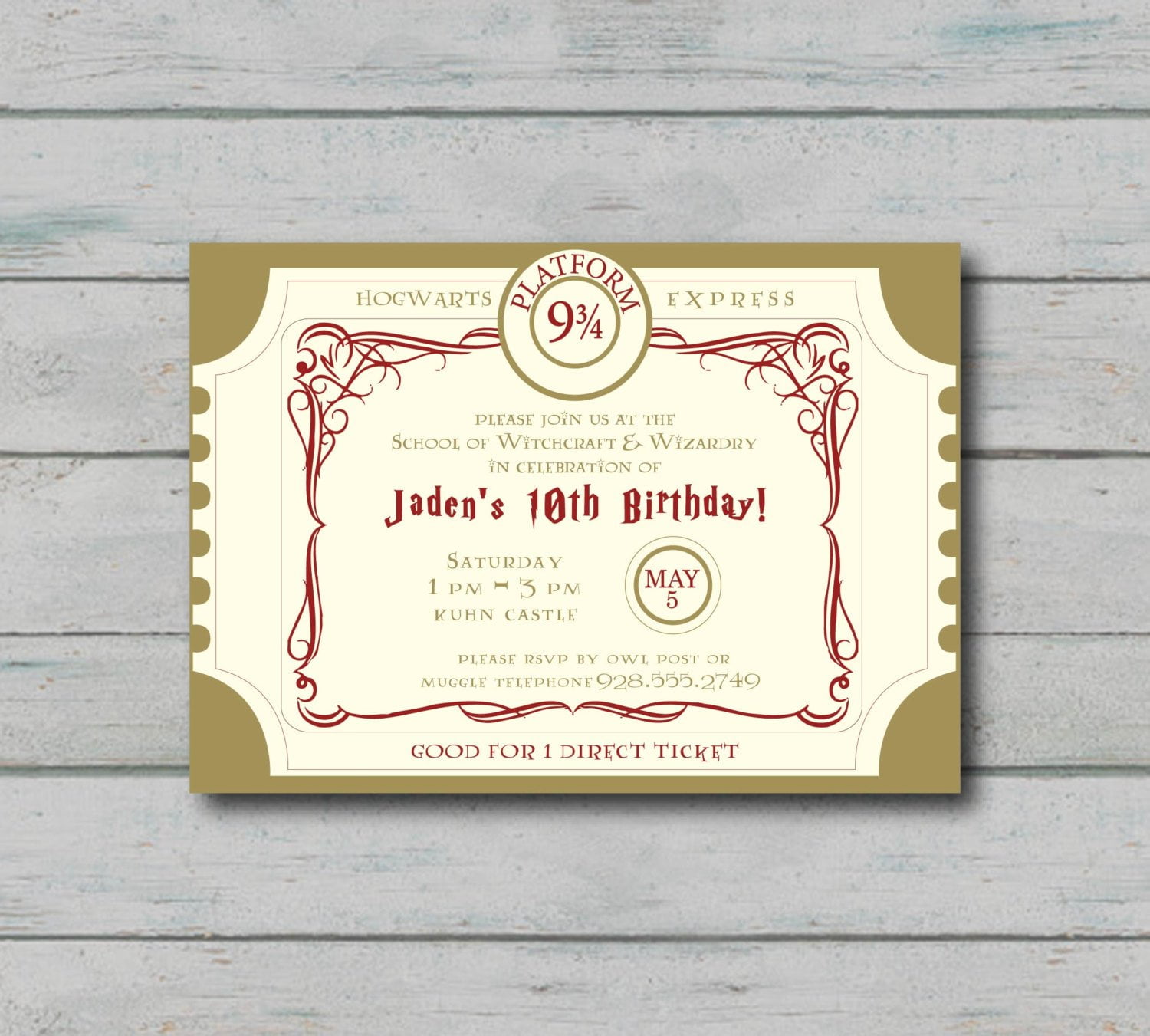 FREE Hogwarts Express invitation template  Download Hundreds FREE With Harry Potter Certificate Template