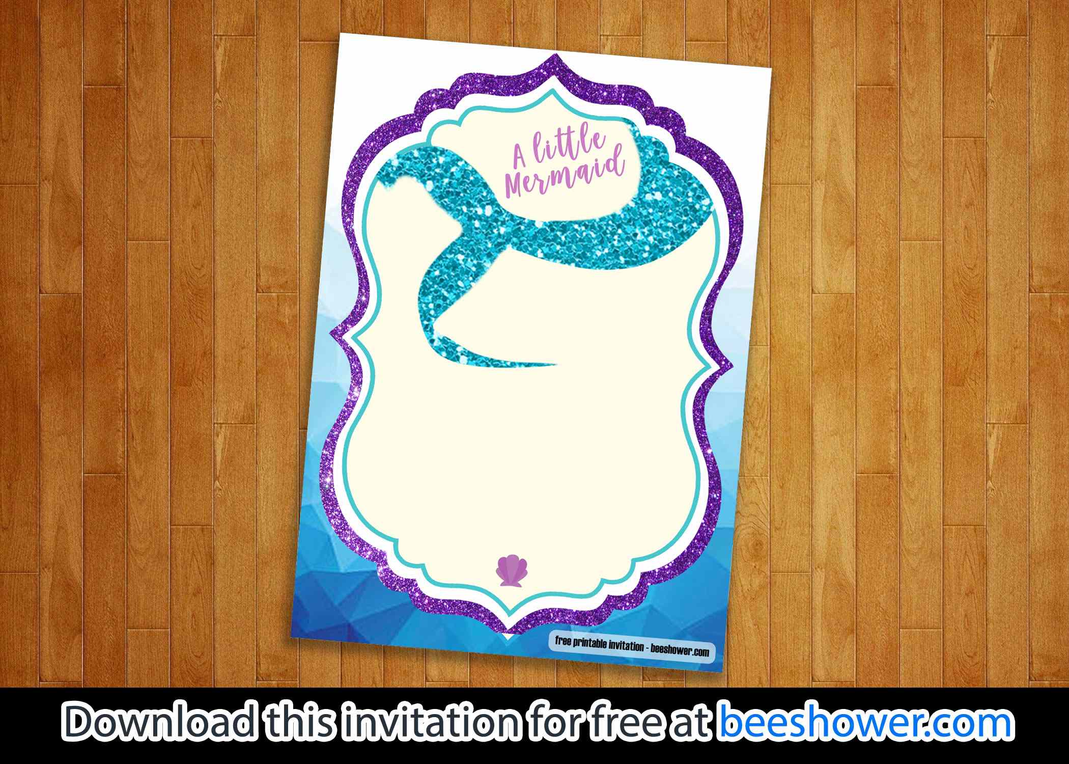 blank-mermaid-invitation-template-free