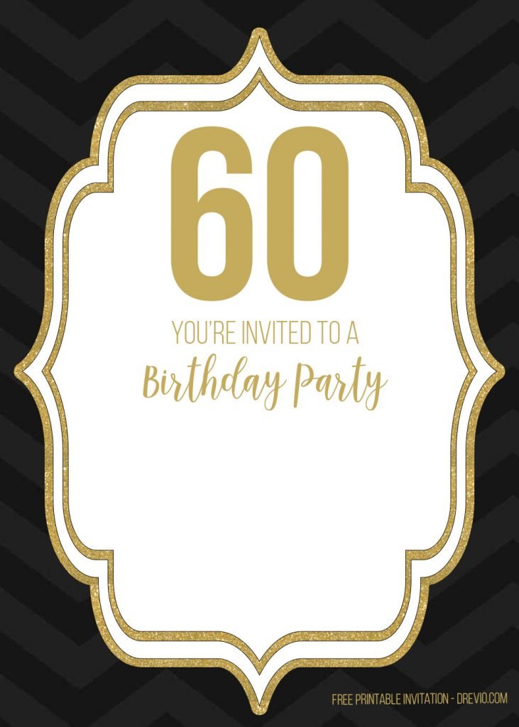 free-printable-black-and-gold-60th-birthday-invitation-templates