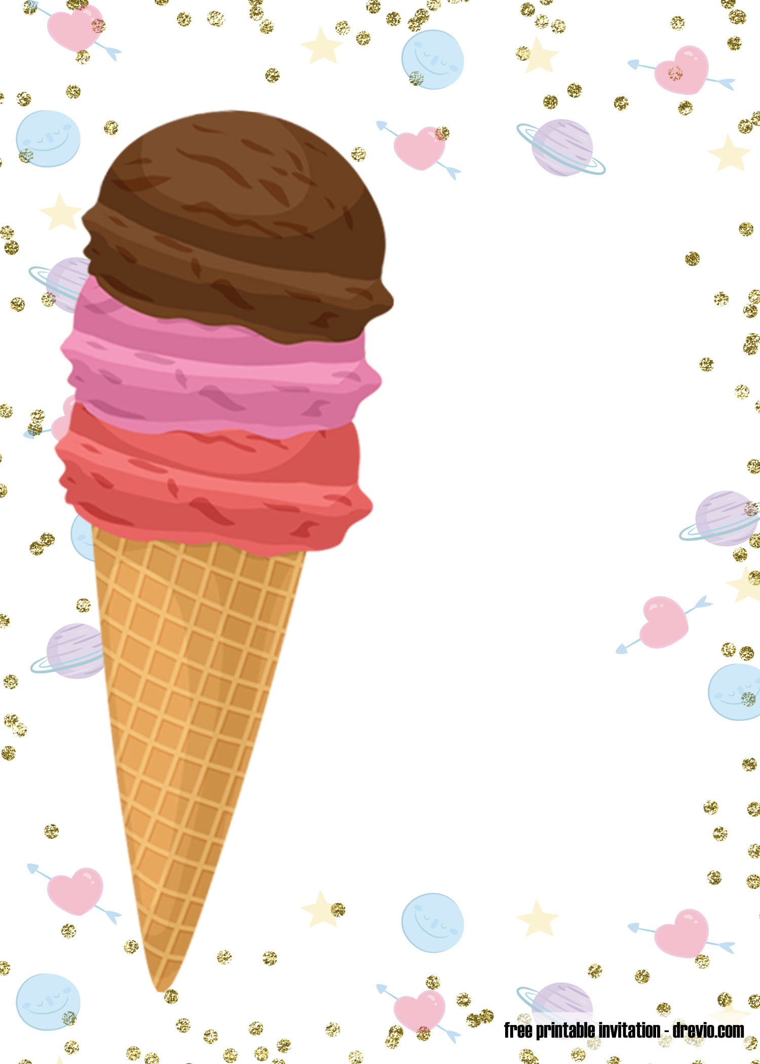 dinywageman-ice-cream-invitations-template