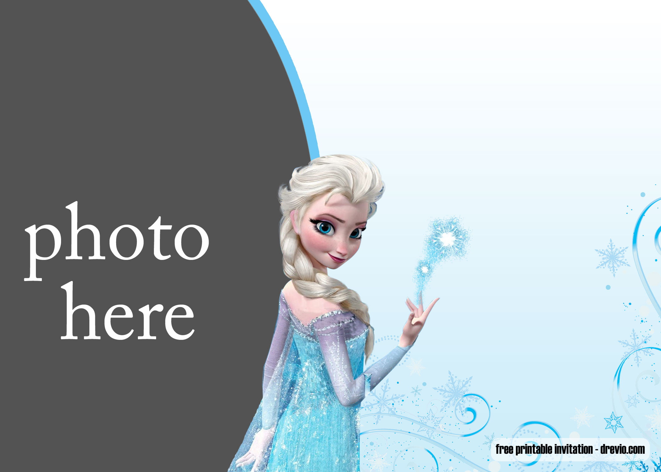 FREE Printable Elsa Frozen Invitation Templates - FREE ...