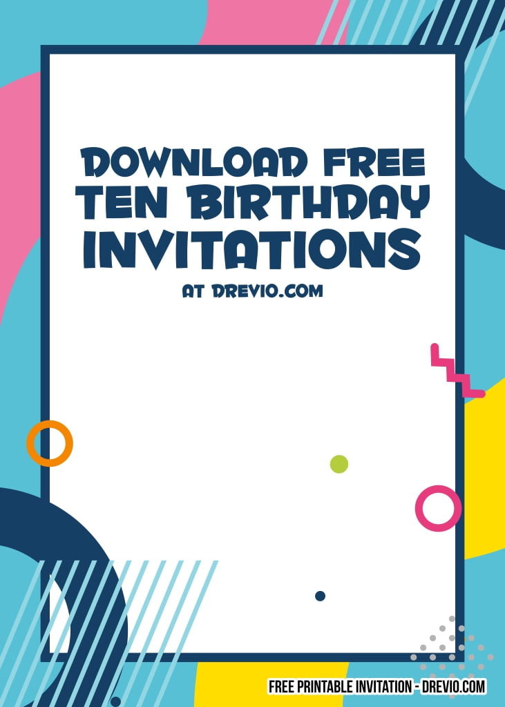 free-printable-10th-birthday-invitation-templates-download-hundreds