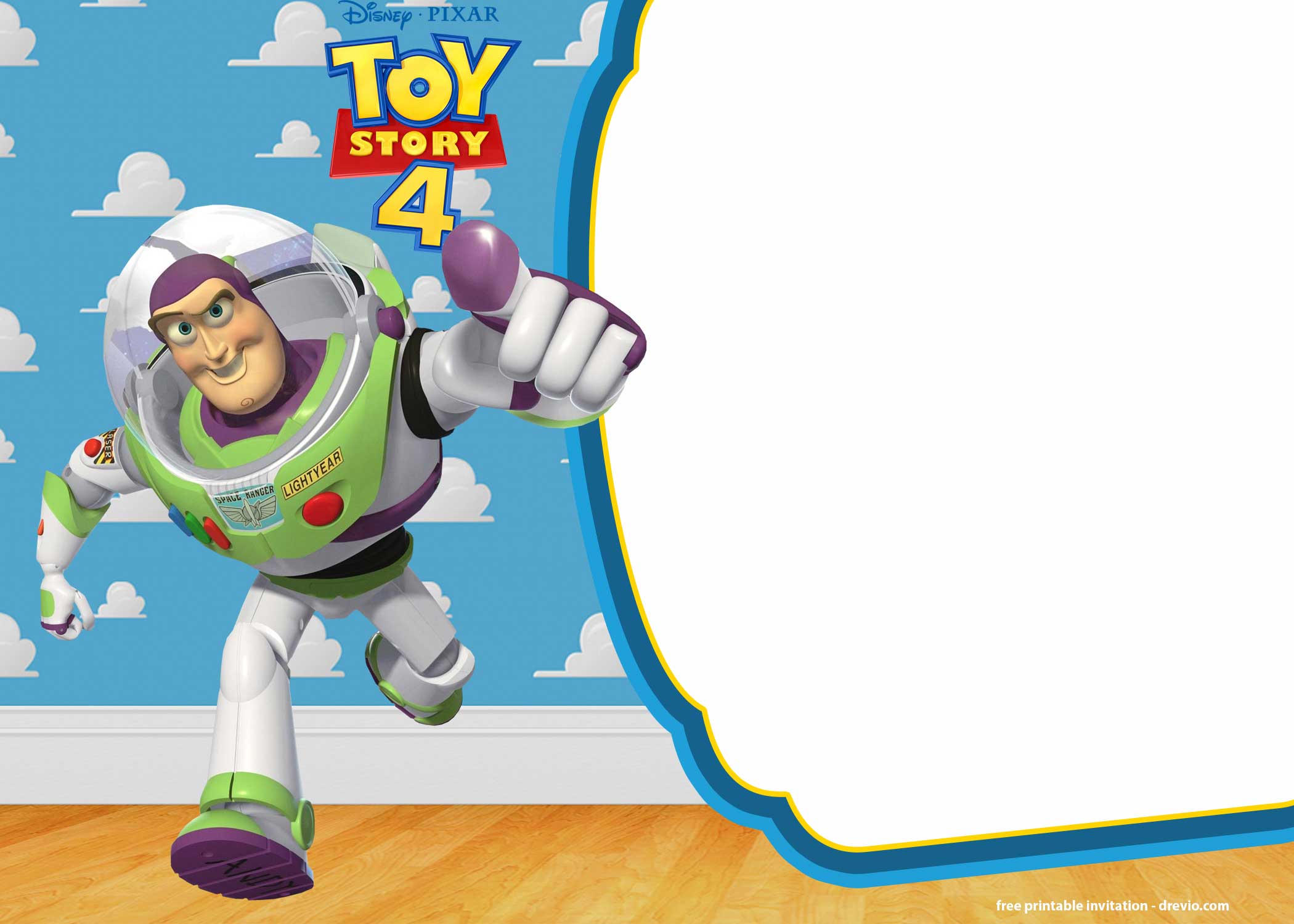 Toy Story Invitation Template Free