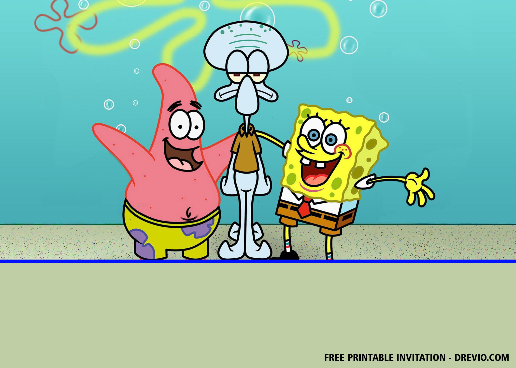 spongebob-template
