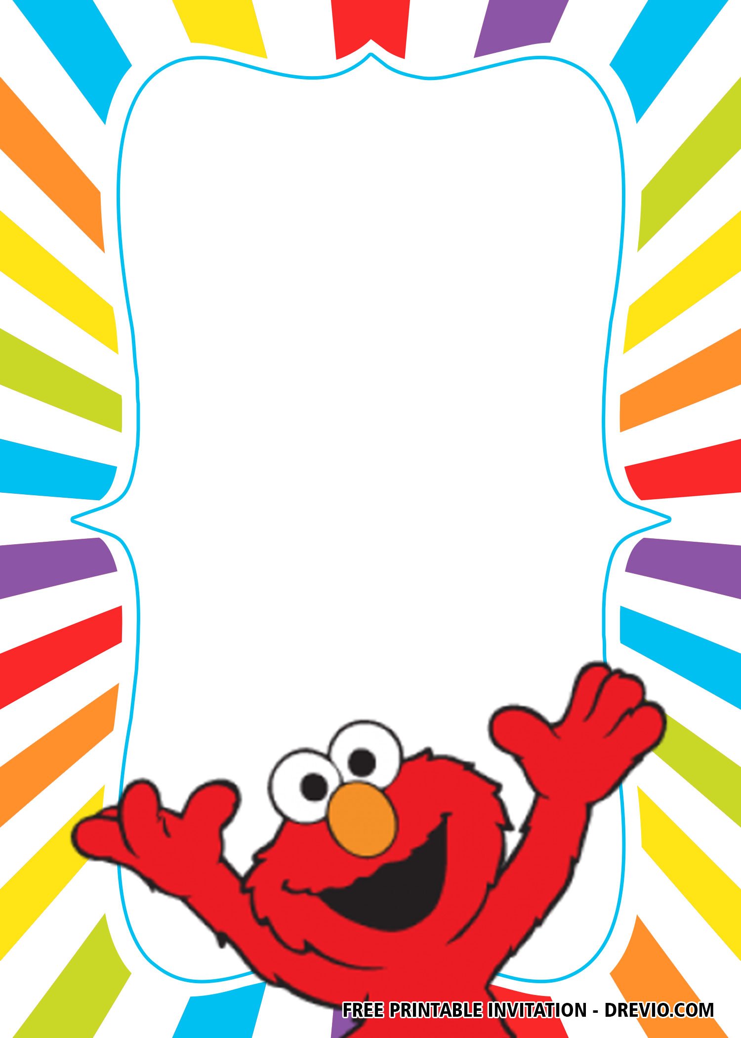 FREE Elmo Birthday Invitation Templates  Download Hundreds FREE With Regard To Elmo Birthday Card Template