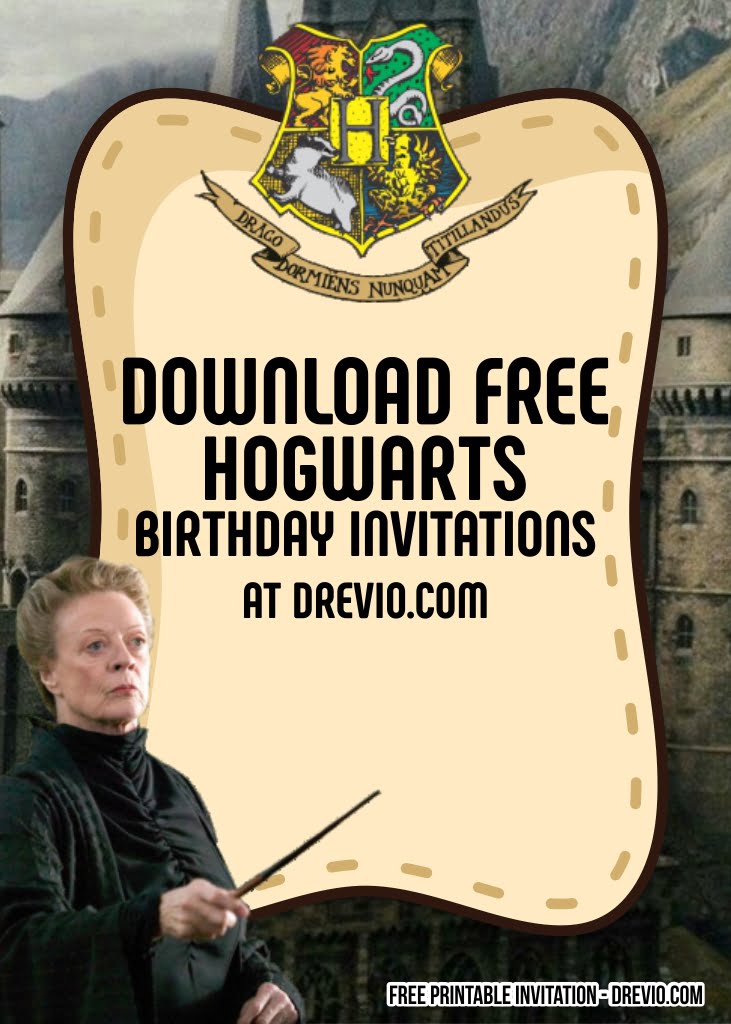 FREE Printable Hogwarts Express Ticket Invitation Template ...