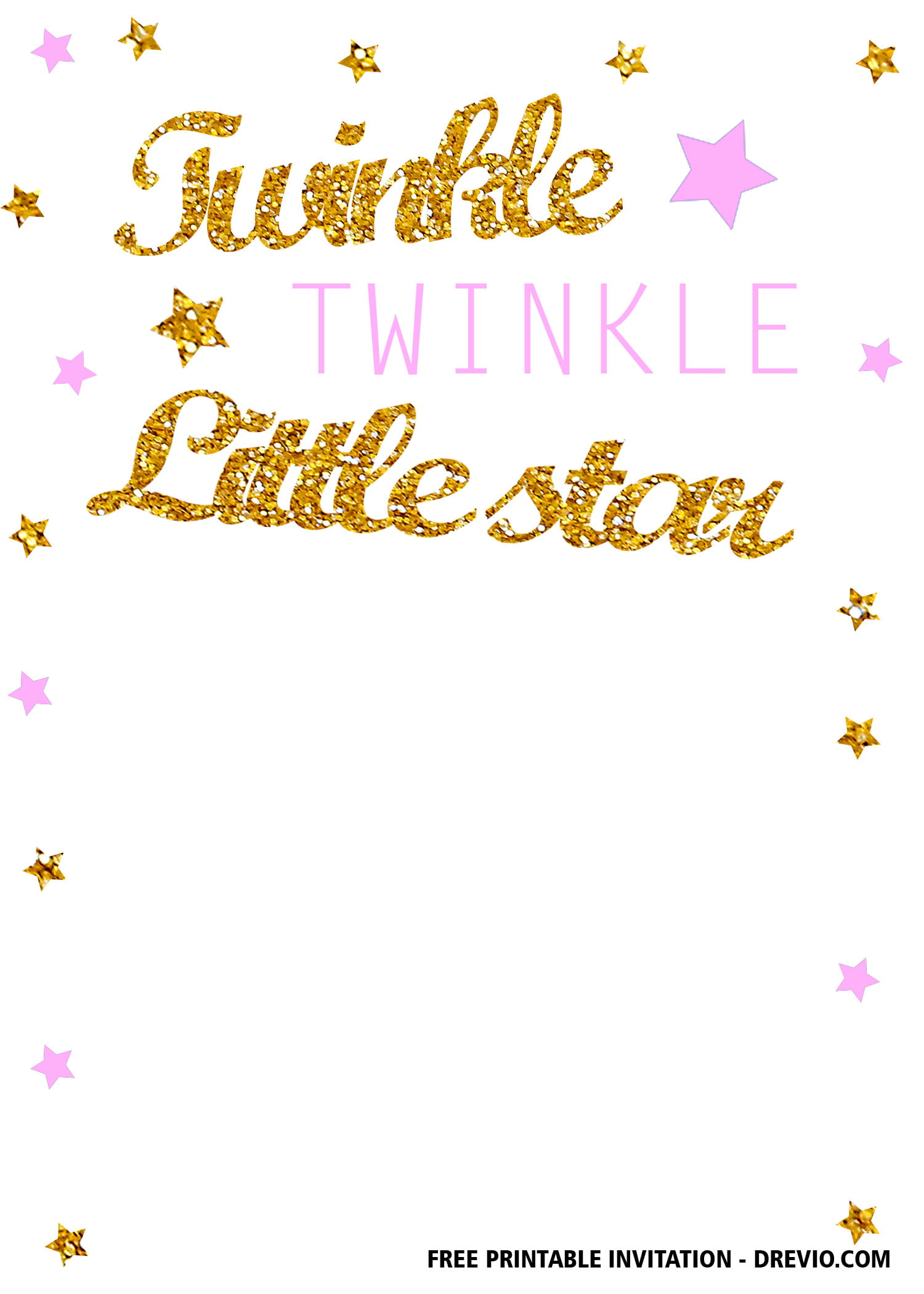 free twinkle twinkle little star