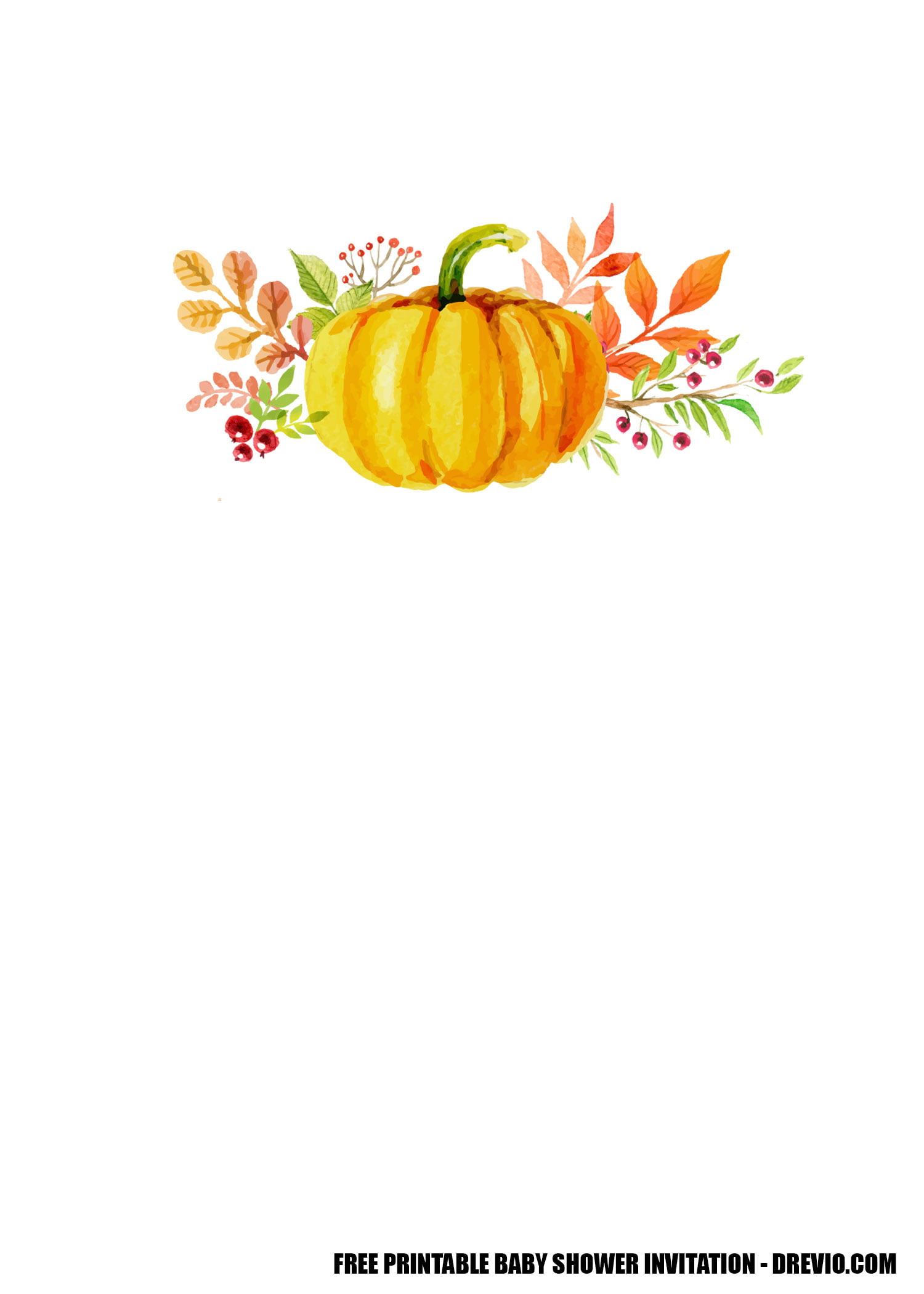 free-little-pumpkin-baby-shower-invitation-templates-drevio