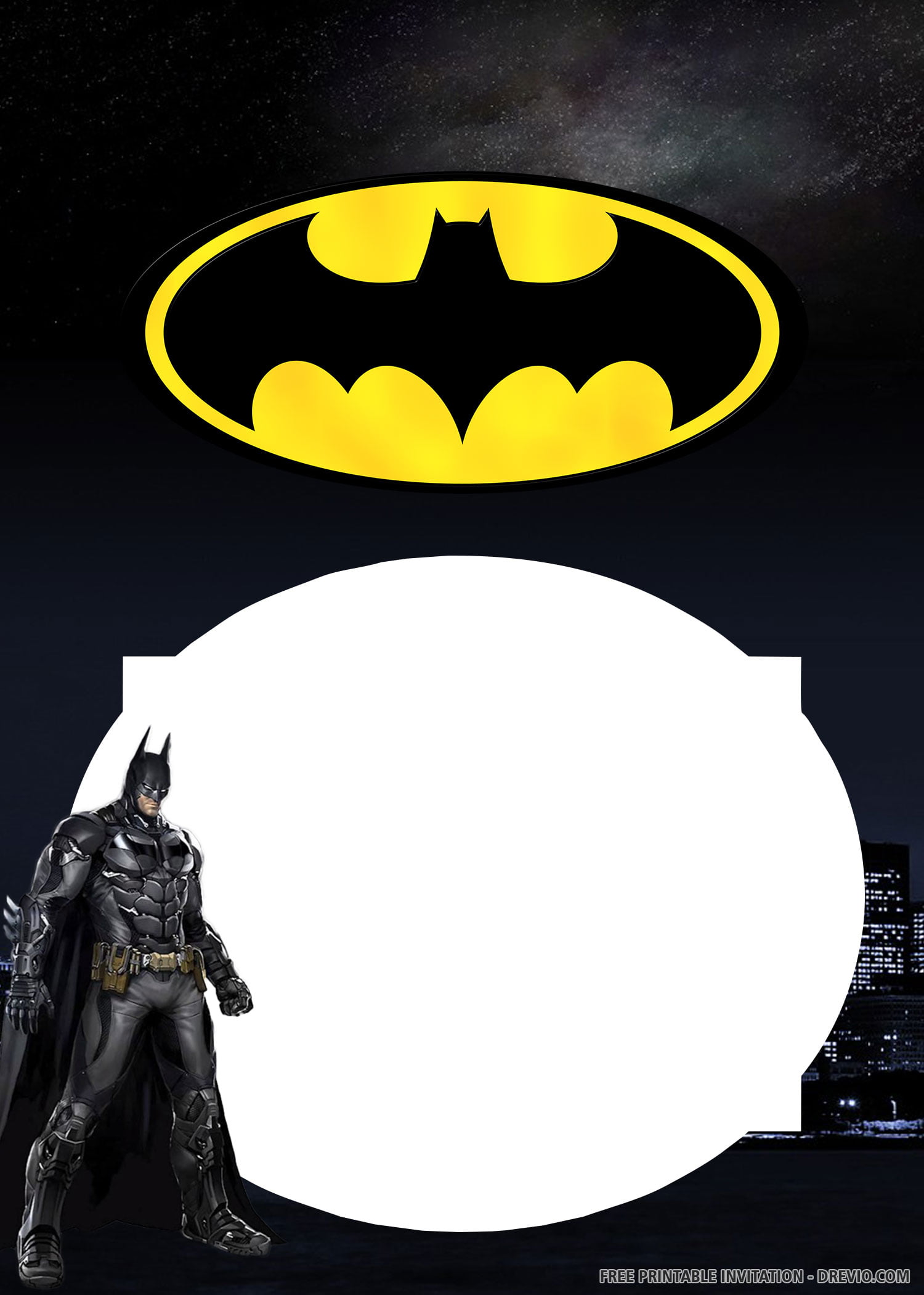 Free Printable Batman Invitation Templates Download Hundreds Free Printable Birthday Invitation Templates